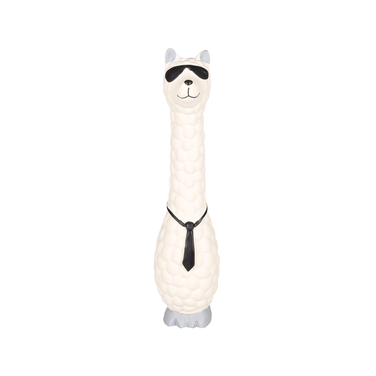 Jucarie catel lama latex alba 27.4 cm