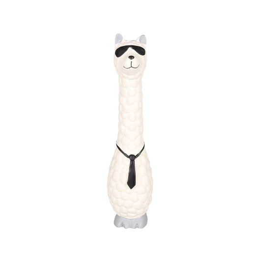 Jucarie catel lama latex alba 27.4 cm