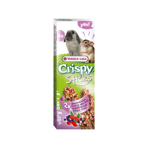 Baton Crispy Sticks forest fruits pentru rozatoare