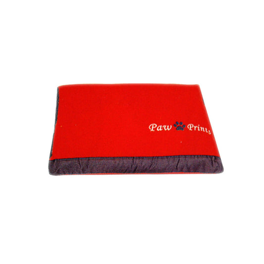 Culcus Paw Prints textil rosu