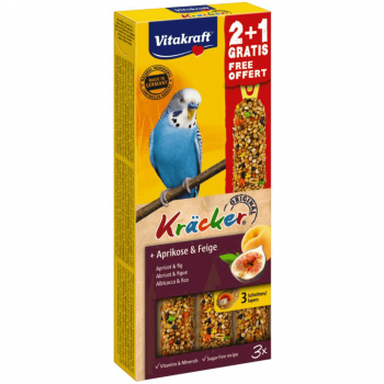 Baton pentru perusi Vitakraft Kracker Smochine & Caise